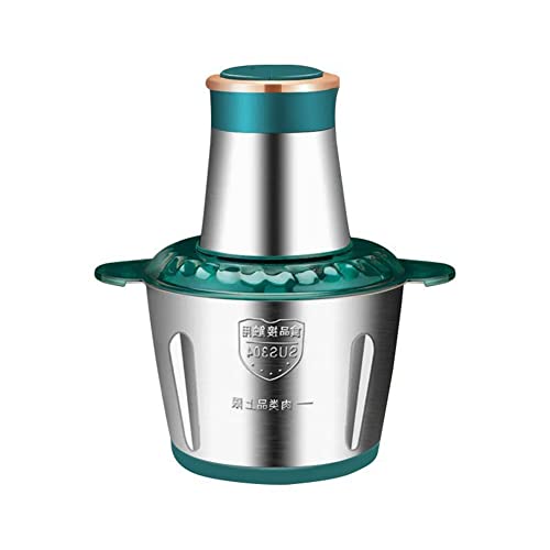 MARKELL 1 x elektrischer Fleischwolf, 3 l, Mixer aus Edelstahl, Multifunktions-Zerkleinerer, Gemüseschneider, EU-Stecker von MARKELL