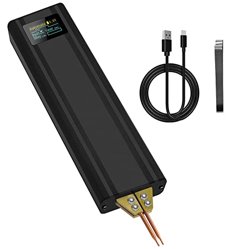 MARKELL 1Set 80-Gear OLED Digital Display Spot Welder 18650 Lithium Batterie Spot Welder schwarz von MARKELL
