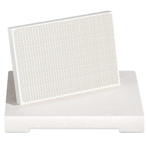 MARKELL 2 StüCk Keramik-Waben-LöTbrett, Schmuck-LöTblock, SchweißEn, Juweliere, HitzebestäNdige LöTmatten-Herstellungswerkzeuge von MARKELL