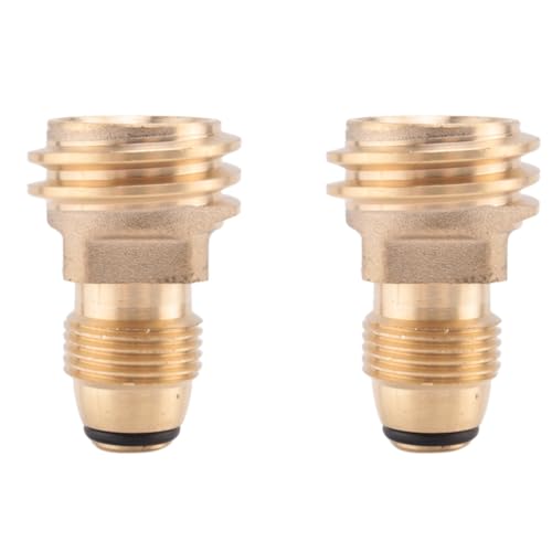 MARKELL 2 Stück, wandelt das Tankventil LP in einen Adapter aus Messing mit QCC1/Typ 1 um MARKELL 2 Stück, wandelt das Tankventil LP in einen Adapter aus Messing mit QCC1/Typ 1 um von MARKELL