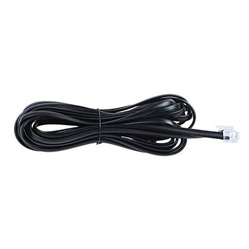 MARKELL 6P6C RJ11 Telefonverlängerung, Fax, Modem, 5 m, Schwarz von MARKELL