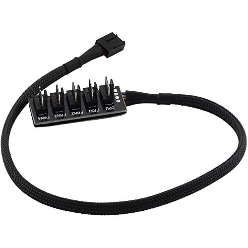 MARKELL Host GehäUse PC KüHler LüFter Strom Kabel 1 Buchse zu 5 Stecker 4 Poliger Sockel LüFter Hub Splitter Kabel für 4 Poligen PWM LüFter MARKELL Host GehäUse PC KüHler LüFter Strom Kabel 1 Buchse zu 5 Stecker 4 Poliger Sockel LüFter Hub Splitter Kabel für 4 Poligen PWM LüFter von MARKELL