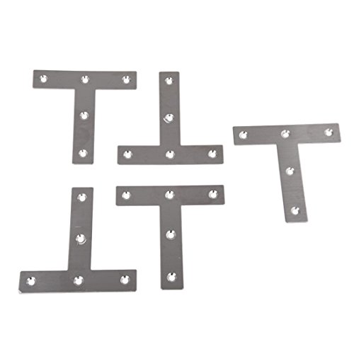 MARKELL Markell (R) 5 Stück flache Winkelverstärkung in T-Form, Reparaturhalterung, 80 mm x 80 mm von MARKELL