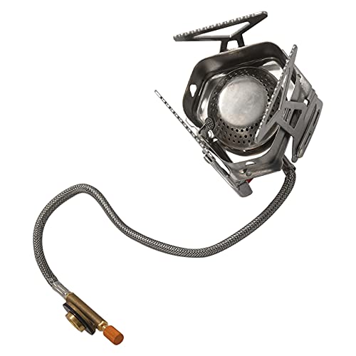 MARKELL Outdoor Mini-Gasherd, Camping, faltbar, winddicht, Split Herd, tragbar, Gasbrenner, Edelstahl, dreifach verdrahtet, Halterung für Wandern MARKELL Outdoor Mini-Gasherd, Camping, faltbar, winddicht, Split Herd, tragbar, Gasbrenner, Edelstahl, dreifach verdrahtet, Halterung für Wandern von MARKELL