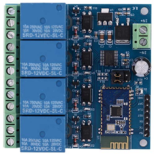 MARKELL Relaismodul Bluetooth 12 V 4 CH Fernbedienung für Android Mobile Motor LED Light Set DIY Elektronik MARKELL Relaismodul Bluetooth 12 V 4 CH Fernbedienung für Android Mobile Motor LED Light Set DIY Elektronik von MARKELL