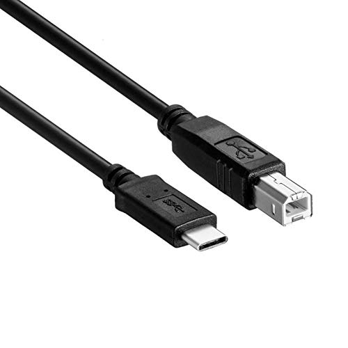 MARKELL USB-C USB 3.1 Typ C Stecker auf USB 2.0 USB B Stecker, Datenkabel für Laptop, Drucker, Festplatte, 1 m von MARKELL