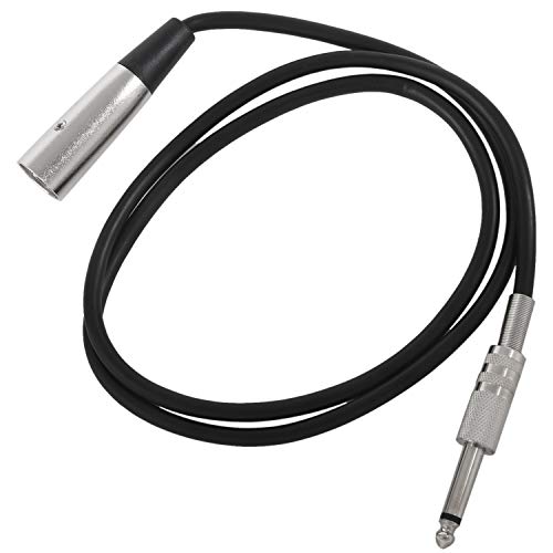 MARKELL XLR-Stecker 3-polig auf 6,35 mm (1/4 Zoll), Mono-Klinkenstecker, 1 Meter (ca. 3,3 Fuß) von MARKELL