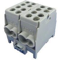 Hauptleitungs-Abzweigklemme - 2x grau 4x Eingang 35 mm² / 4x Ausgang 25 mm² von MARKENARTIKEL