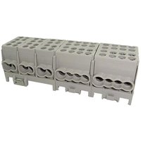 Hauptleitungs-Abzweigklemme - 5x grau 8x Eingang 35 mm² / 14x Ausgang 25 mm² von MARKENARTIKEL
