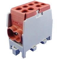 Hauptleitungs-Abzweigklemme - braun, 1-polig 2x Eingang 35 mm² / 2x Ausgang 25 mm² von MARKENARTIKEL