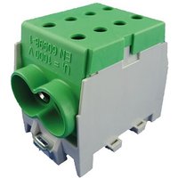 Hauptleitungs-Abzweigklemme - grün, 1-polig 2x Eingang 70 mm² / 2x Ausgang 70 mm² von MARKENARTIKEL