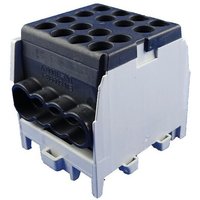 Hauptleitungs-Abzweigklemme - schwarz, 2x Eingang 25 mm² 6x Ausgang 16 mm², 1-polig von MARKENARTIKEL