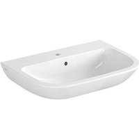 Waschtisch VitrA S20 650 x 470 mm, mit Überlauf, 1 Hahnloch mittig, weiß - 5504L003-0001 von MARKENARTIKEL