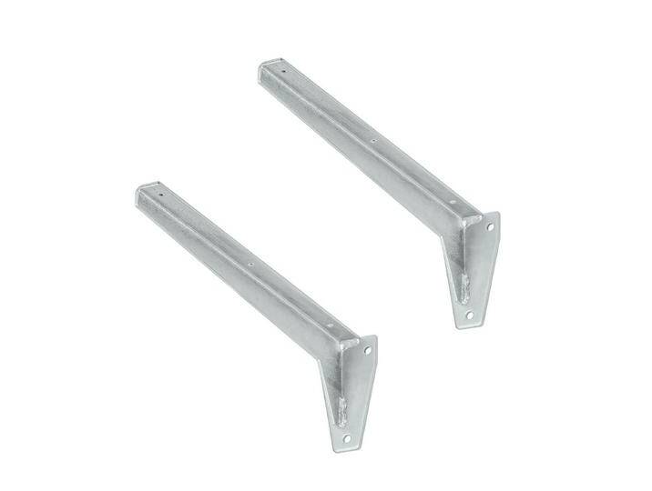 2 x siwitec L-Profil-Konsole verzinkt 680 x 170 x 81 mm, von MARKENBAUMARKT24