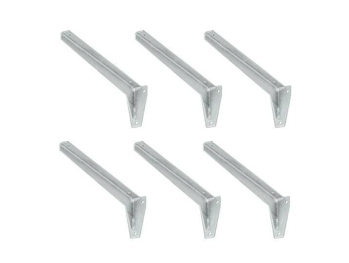 6 x siwitec L-Profil-Konsole verzinkt 175 x 70 x 37 mm, von MARKENBAUMARKT24