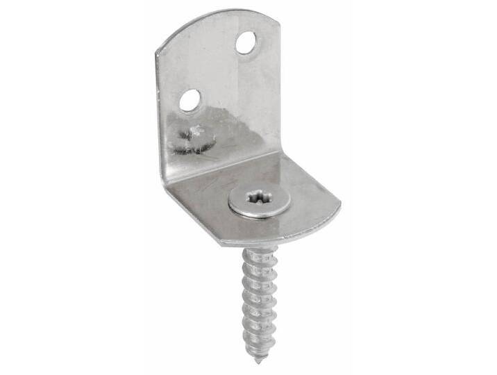 Alberts Flechtzaunhalter H: 83, B: 32, T: 30 mm, L-Form von MARKENBAUMARKT24