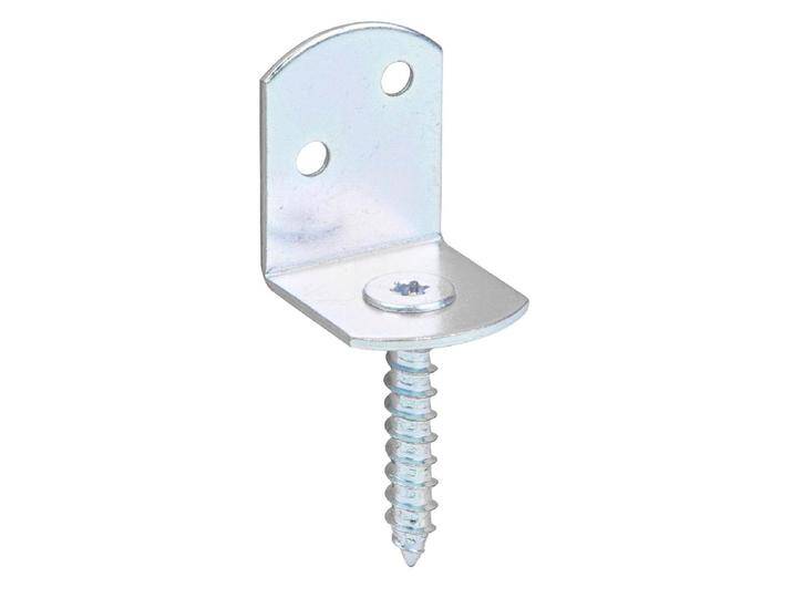Alberts Flechtzaunhalter L-Form verzinkt 83x32 mm von MARKENBAUMARKT24