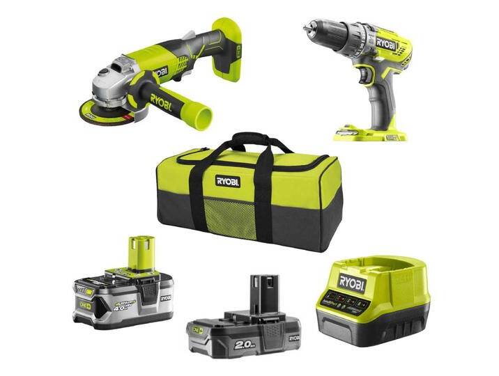 Ryobi 2er Combo-Set Akku-Schlagbohrschrauber + Ryobi 2er Combo-Set Akku-Schlagbohrschrauber + von MARKENBAUMARKT24
