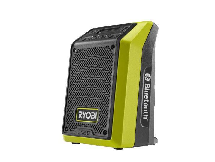 Ryobi Akku-Radio 18 V ONE+, Bluetooth-Radio mit 25 m Reichweite, von MARKENBAUMARKT24