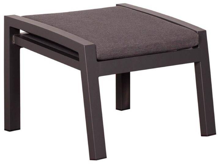 YOURSOL by deVries Fußhocker Montana Dining, Aluminium-Textil, von MARKENBAUMARKT24
