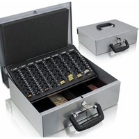 35cm Hellgrau Geldtransportbox Geldkassette Münzzählbrett Zähl- und Transportkassette Münzkassette Geld Kasse Geldkasse Transportbox 350mm 35cm Hellgrau Geldtransportbox Geldkassette Münzzählbrett Zähl- und Transportkassette Münzkassette Geld Kasse Geldkasse Transportbox 350mm von MARKENLOS