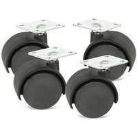 Laufrollen-Set, ø 40 mm, 4 Stück, Doppellaufrollen von MARKENLOS