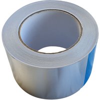 Markenlos - 2x Aluminiumband Aluklebeband 75mmx50m Klebeband Isolierung Alu Band von MARKENLOS