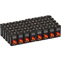 Markenlos - 40x 9V-Block Rauchmelder Batterie für Rauchwarnmelder Messgeräte Spielzeuge von MARKENLOS
