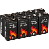Markenlos - 8x 9V-Block Rauchmelder Batterie für Rauchwarnmelder Messgeräte Spielzeuge von MARKENLOS