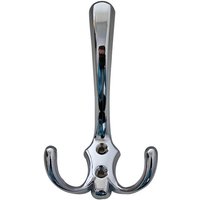 Markenlos - Kleiderhaken Chrom glänzend Huthaken Garderobenhaken Mantelhaken aus Metall - Chrom glänzend Markenlos - Kleiderhaken Chrom glänzend Huthaken Garderobenhaken Mantelhaken aus Metall - Chrom glänzend von MARKENLOS