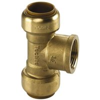 Kupfer Steckfitting Tectite T-Stück Innengewinde 15 mm - 1/2' - 15 mm dvgw Kupfer Steckfitting Tectite T-Stück Innengewinde 15 mm - 1/2' - 15 mm dvgw von MARKENLOS
