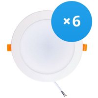 Mehrfachpackung 6x LED Deckenstrahler 18W 1620lm 120D - 840 Ersatz für 2x18W von MARKENLOS