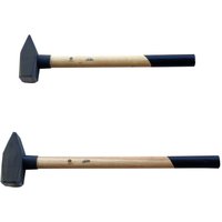 Schlosserhammer Hammer Vorschlaghammer 3/4/kg je 1 Set 2 tlg Holzstiel von MARKENLOS