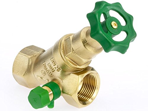 Freistromventil, 1 1/4" (DN32) mit steigender Spindel, mit Entleerung, ohne Dämmbox von MARKENPRODUKT