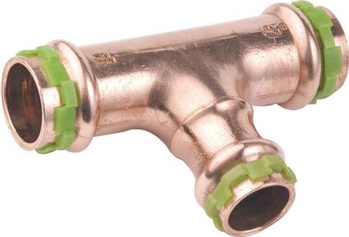 Kupfer - Pressfitting -T-Stück reduziert 35 x 28 x 35 mm i/i/i (Kontur V) von Comap