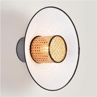 Gebraucht] Market Set Singapour Wandleuchte Wandlampe Wandlicht Leuchte E27 Anthrazit Weiß B-Ware von MARKET SET