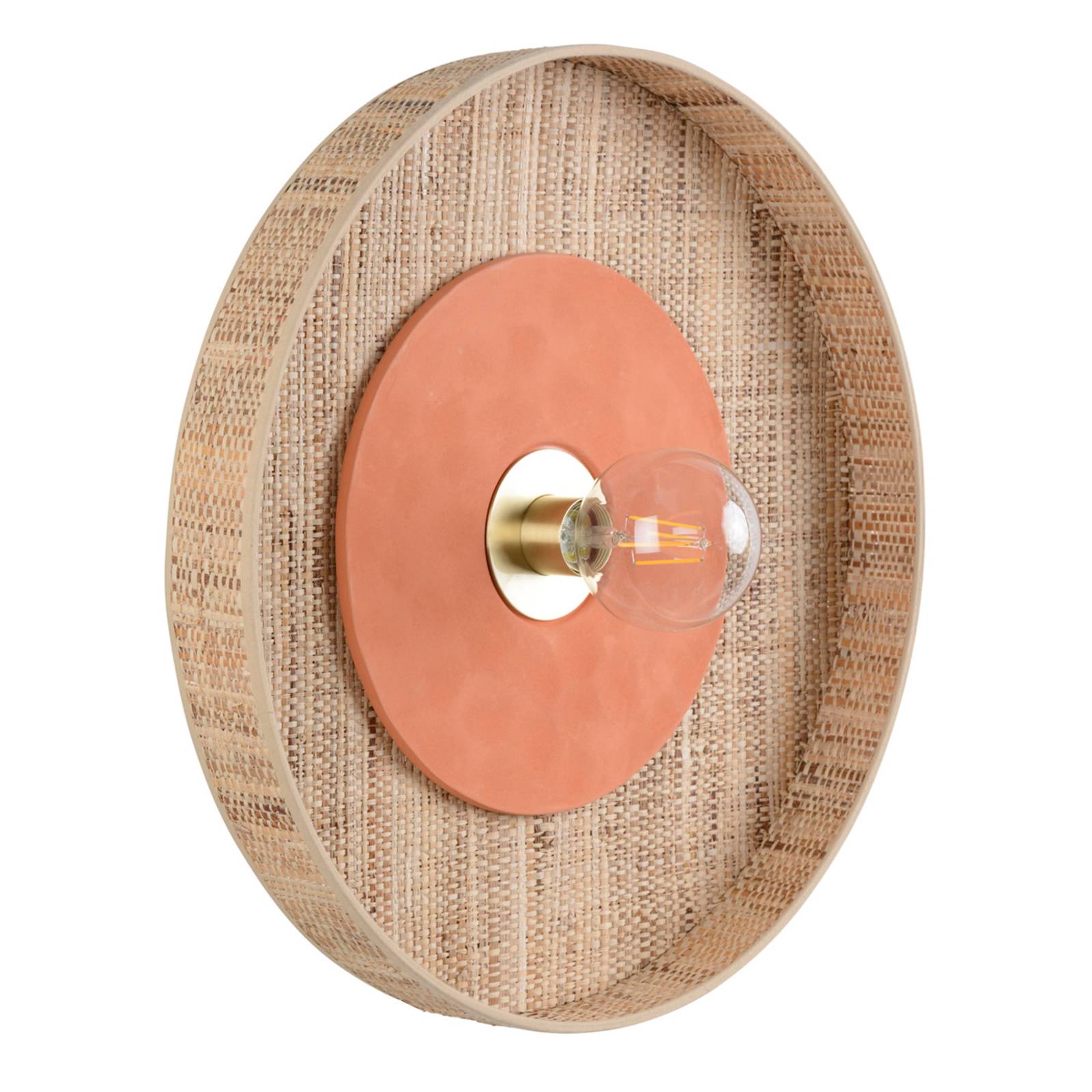 MARKET SET Portinatx Wandleuchte terracotta, Ø50cm MARKET SET Portinatx Wandleuchte terracotta, Ø50cm von MARKET SET