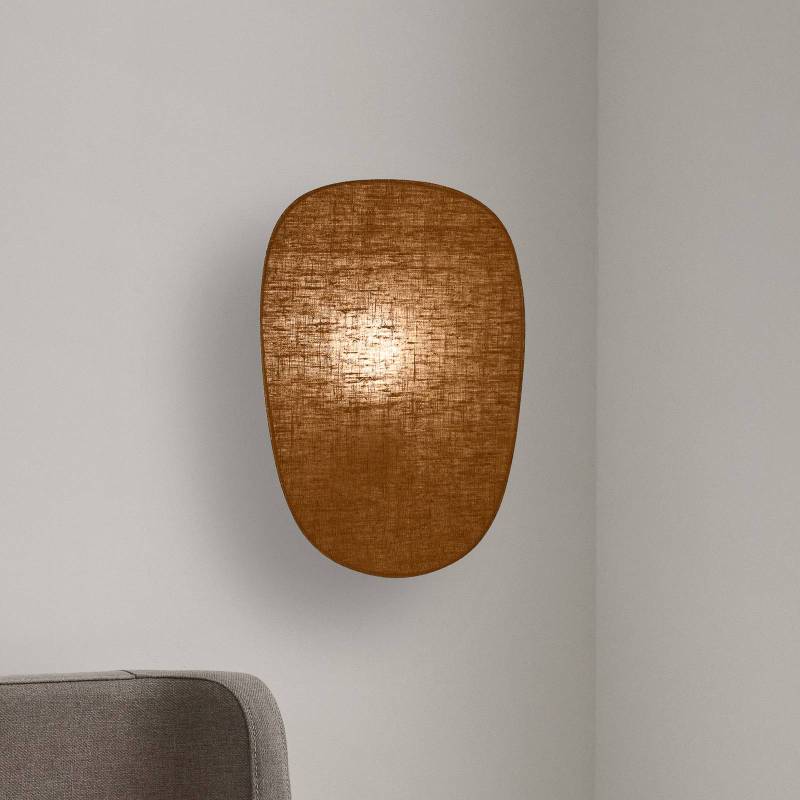 MARKET SET Wandlampe Screen 70's, 40 cm hoch, curry, Textil von MARKET SET