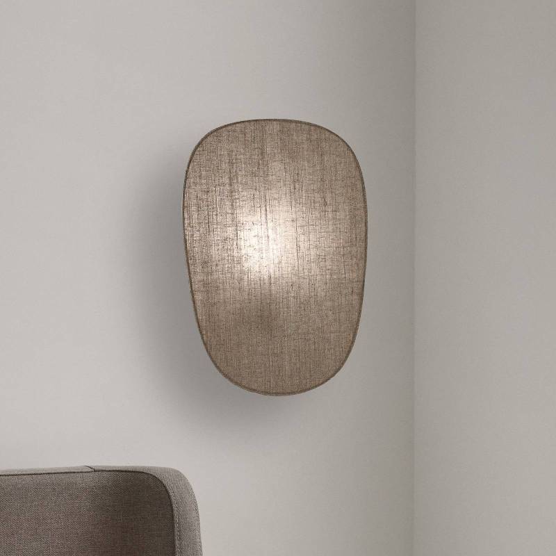 MARKET SET Wandlampe Screen 70's, 40 cm hoch, jute, Textil von MARKET SET