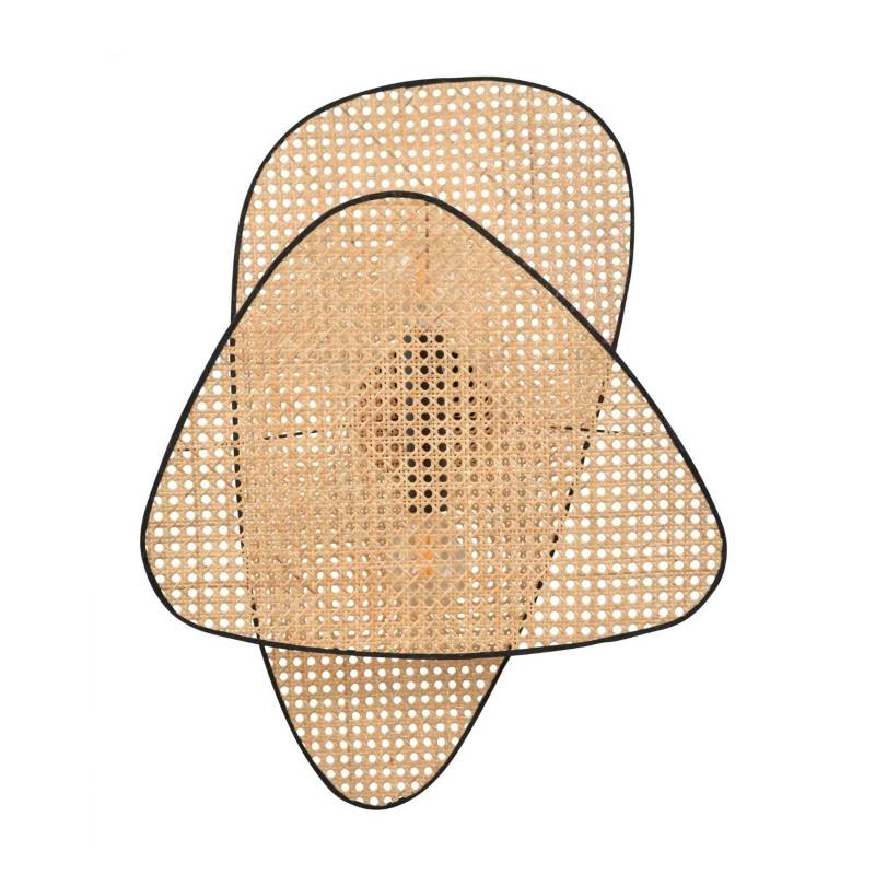 MARKET SET Wandleuchte Screen,  77 cm hoch, natur, Rattan von MARKET SET