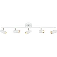 Markslojd - barcelona - 5 Light Indoor Spotlight Bar Deckenleuchte Weiß, GU10 Markslojd - barcelona - 5 Light Indoor Spotlight Bar Deckenleuchte Weiß, GU10 von MARKSLOJD