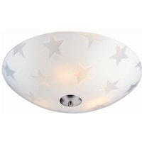 Markslojd - star 35 - LEDPatterned Flush Patterned Deckenleuchte Stahl Markslojd - star 35 - LEDPatterned Flush Patterned Deckenleuchte Stahl von MARKSLOJD