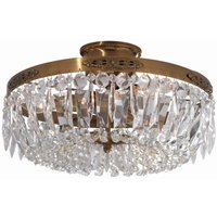 Markslojd - strsholm - 3 Light Crystal Semi Flush Deckenleuchter Antik, E14 Markslojd - strsholm - 3 Light Crystal Semi Flush Deckenleuchter Antik, E14 von MARKSLOJD