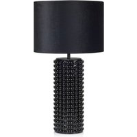 Proud - 1 Leichte Innentischlampe Schwarz mit zylindrischem Schirm, E27 - Markslojd von MARKSLOJD