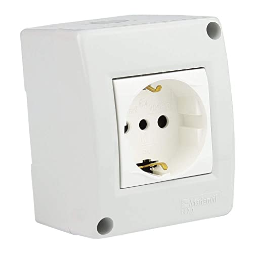 Aufputzsteckdose Schuko Steckdose 230V 16A Schukodose IP40 Marlanvil 1793 Aufputzsteckdose Schuko Steckdose 230V 16A Schukodose IP40 Marlanvil 1793 von MARLANVIL