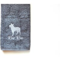 Australian Cattle Dog Handtuch Personalisierter Haustier Name von MARLEstore