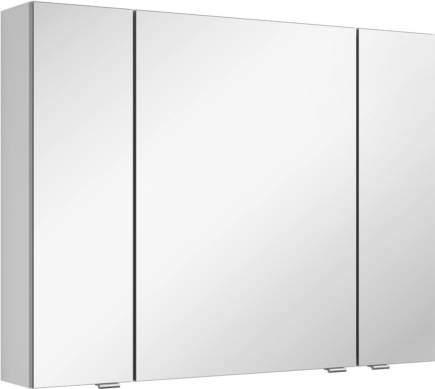 MARLIN Spiegelschrank 3980 mit doppelseitig verspiegelten Türen, vormontiert von MARLIN
