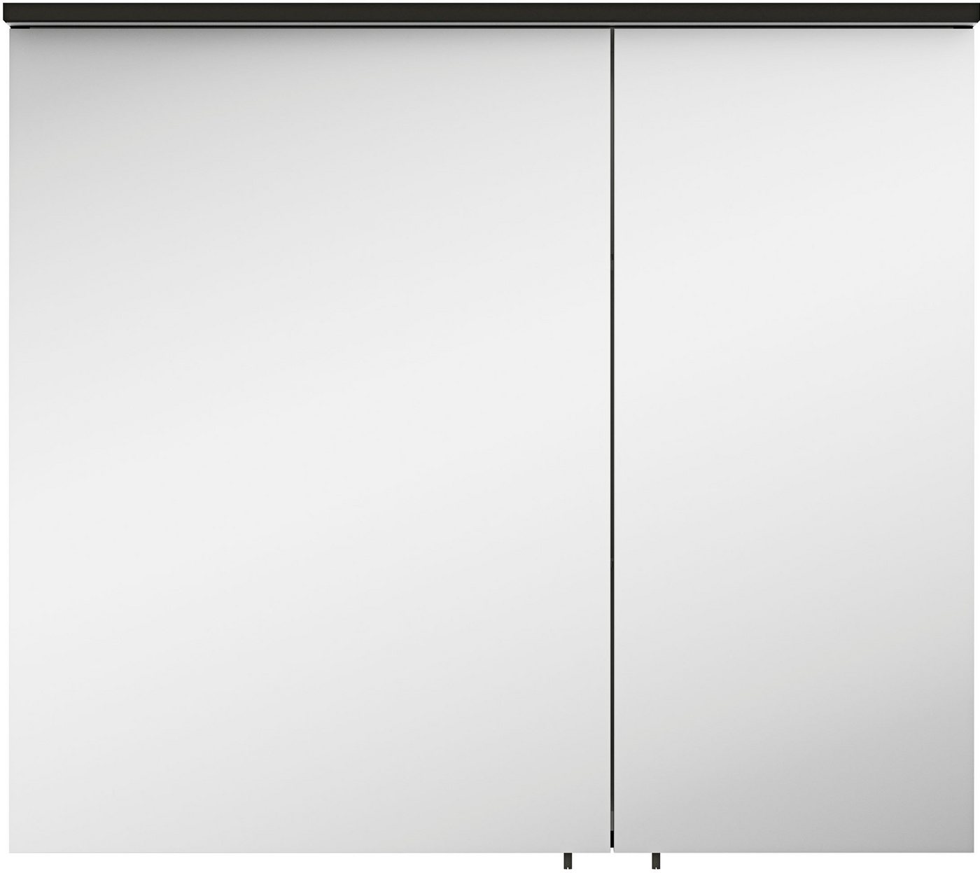 MARLIN Spiegelschrank 3510clarus 80 cm breit, Soft-Close-Funktion, inkl. Beleuchtung, vormontiert von MARLIN