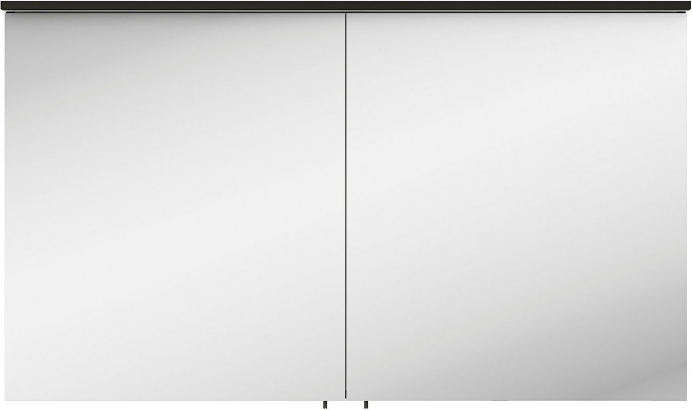 MARLIN Spiegelschrank 3510clarus 120 cm breit, Soft-Close-Funktion, inkl. Beleuchtung, vormontiert von MARLIN