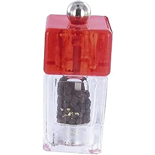 MARLUX Pfeffermühle, Acryl, transparent/rot, 3,6 x 3,6 x 9,5 cm MARLUX Pfeffermühle, Acryl, transparent/rot, 3,6 x 3,6 x 9,5 cm von DE BUYER